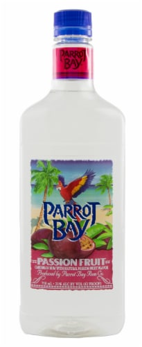Captain Morgan Parrot Bay Passion Fruit Puerto Rican Rum Perspective: front
