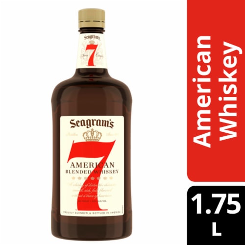 Seagram's 7 Crown American Blended Whiskey Perspective: front