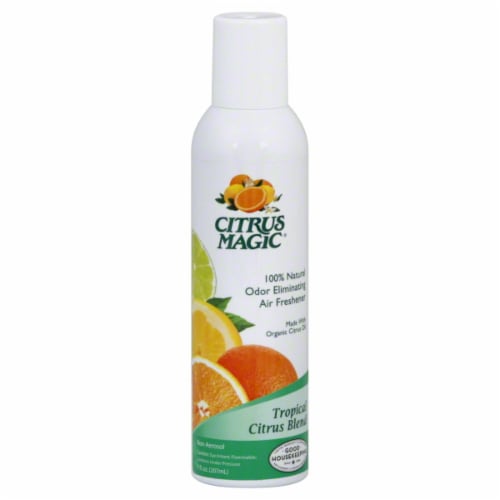 Citrus Magic Tropical Citrus Blend Natural Odor Eliminating Air Freshener Perspective: front