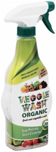 Veggie Wash Organic Fruit and Vegetable Wash Perspective: front