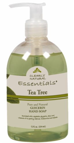Clearly Natural Essentials Tea Tree Glycerin Hand Soap Perspective: front