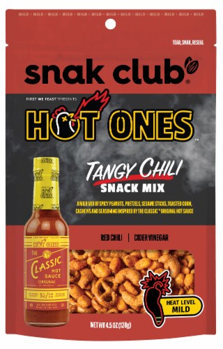 Snak Club® Hot Ones™ Tangy Chili Snack Mix Perspective: front