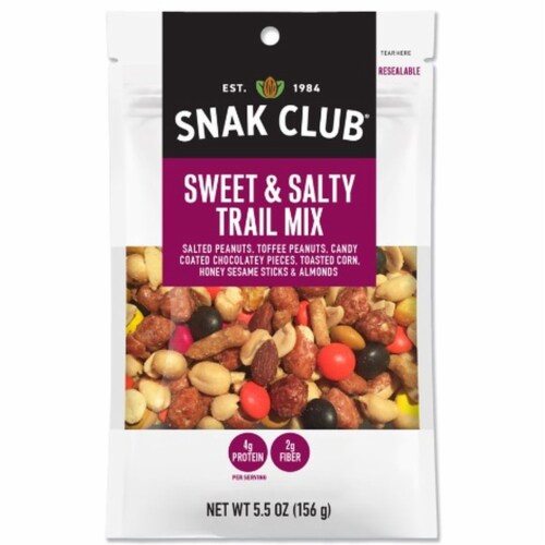 Century Snacks Sweet Salty Trail Mix, 5.5 Ounce -- 6 per case. Perspective: front