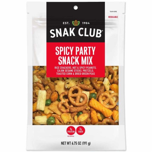 Century Snacks Spicy Party Snack Mix, 6.75 Ounce -- 6 per case. Perspective: front