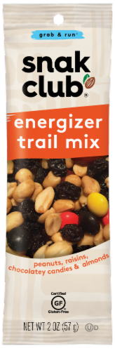 Snak Club Grab and Run Energizer Trail Mix Perspective: front