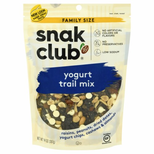 Snak Club® Family Size Yogurt Trail Mix Perspective: front