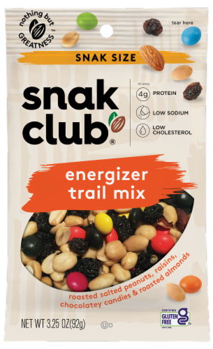 Snak Club® Energizer Trail Mix Perspective: front