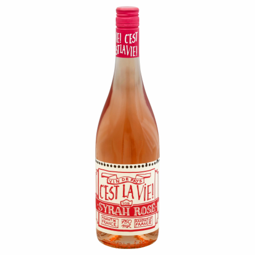 C'est La Vie! Syrah Rose Perspective: front