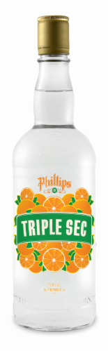 Phillips Triple Sec - 34 Proof Perspective: front
