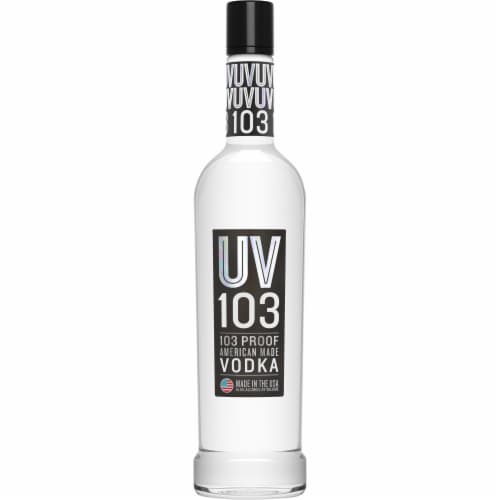 UV 103 Proof Vodka Perspective: front