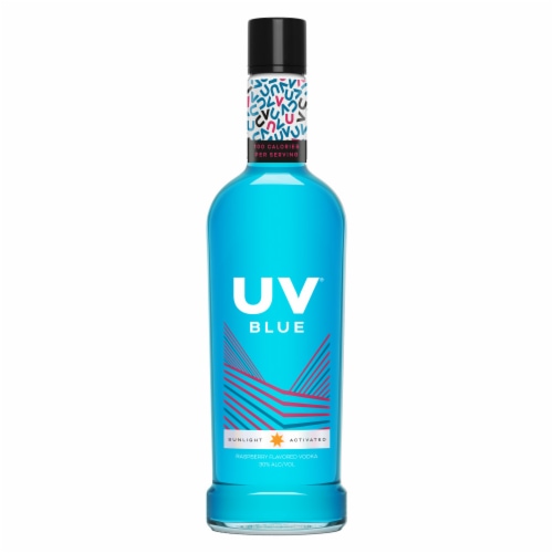 UV Blue Raspberry Vodka Perspective: front