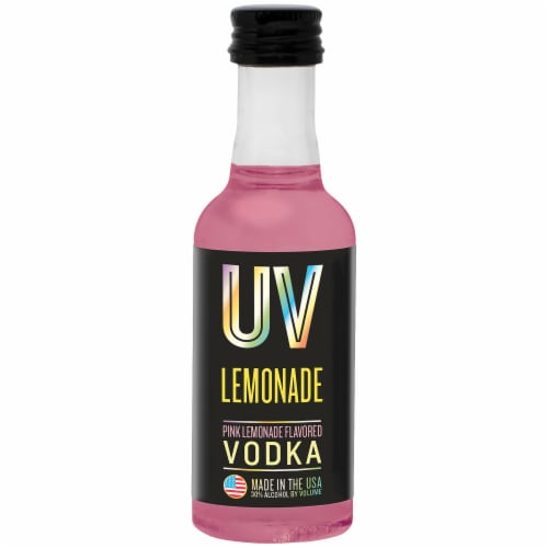 UV Pink Lemonade Flavored Vodka Perspective: front