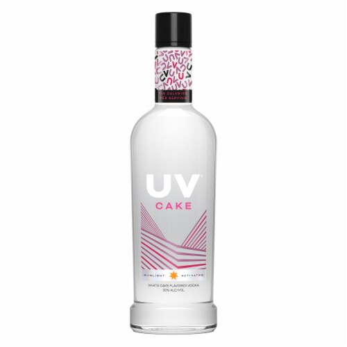 Uv Cake Flavored Vodka Perspective: front