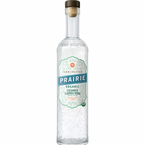 Prairie Cucumber Flavored Vodka Perspective: front