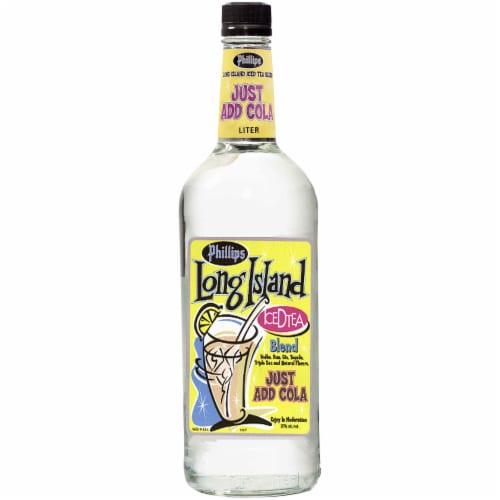 Phillips Distilling Co. Long Island Iced Tea Ready to Drink Cocktail Single Bottle Perspective: front