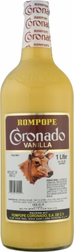 Coronado Rompope Vanilla Liqueur Perspective: front