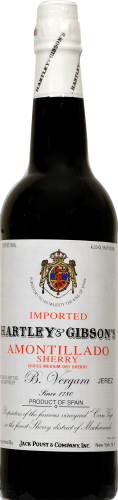 Hartley & Gibson Amontillado Sherry Perspective: front