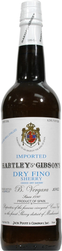 Hartley & Gibson Dry Fino Sherry Perspective: front