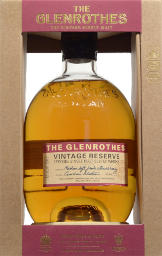 The Glenrothes Vintage Reserve Speyside Single Malt Scotch Whisky Perspective: front