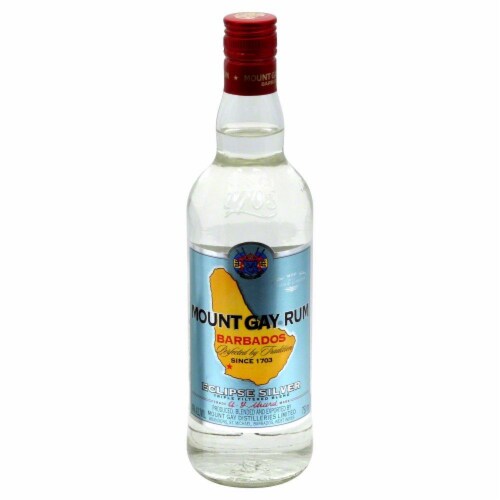 Mount Gay Silver White Rum Perspective: front