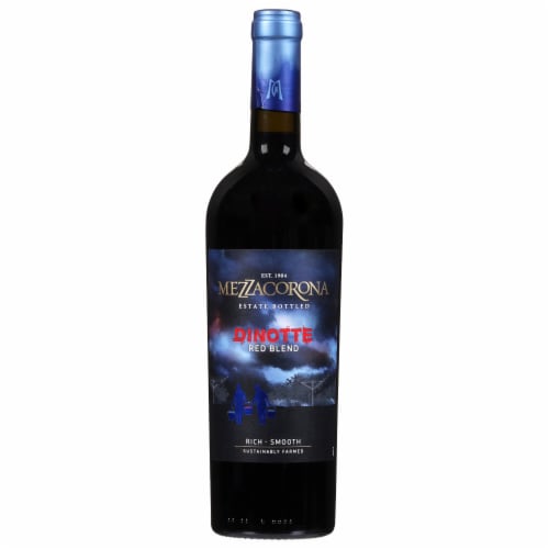 Mezzacorona Dinotte Italian Red Wine Perspective: front