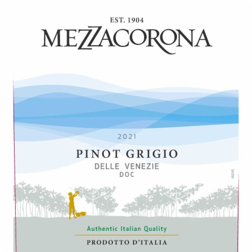 Mezzacorona Pinot Grigio White Wine Perspective: front