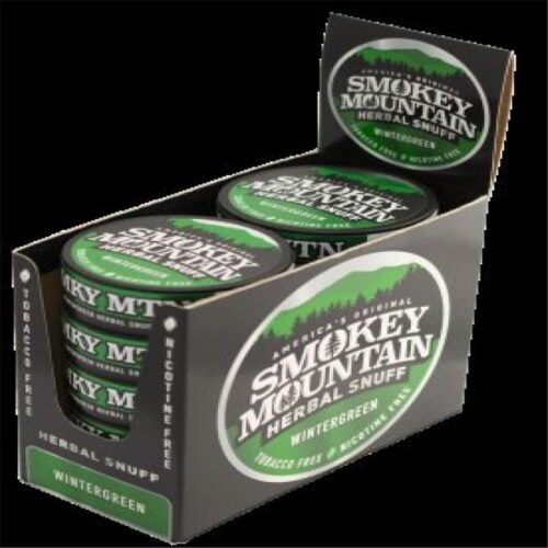Smokey Mountain 1239 Wintergreen Snuff - Pack of 10 Perspective: front