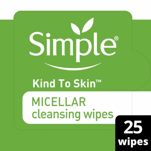 Simple Kind to Skin Micellar Cleansing Wipes Perspective: front