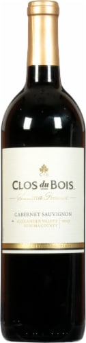 Clos du Bois Sonoma Reserve Cabernet Sauvignon California Red Wine Perspective: front