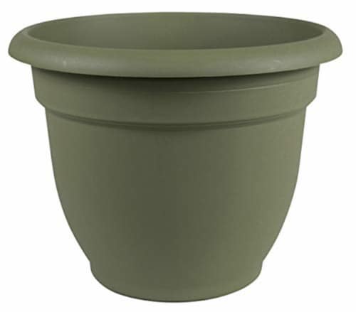 Bloem 20-56420 20 in. Ariana Planter with Self Watering Grid, Living Green Perspective: front