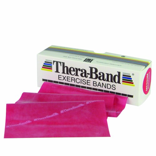 TheraBand Exercise Resistance Band Red Medium Resistance 5 x 6 Yd 10 1001 1 Each Medium Resistance Harris Teeter
