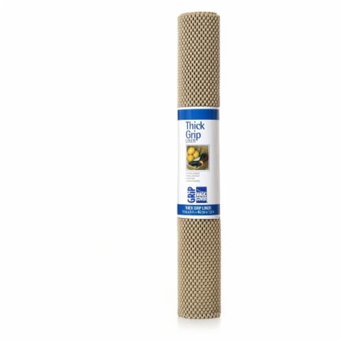 Magic Cover Thick Grip Shelf Liner - Taupe Perspective: front