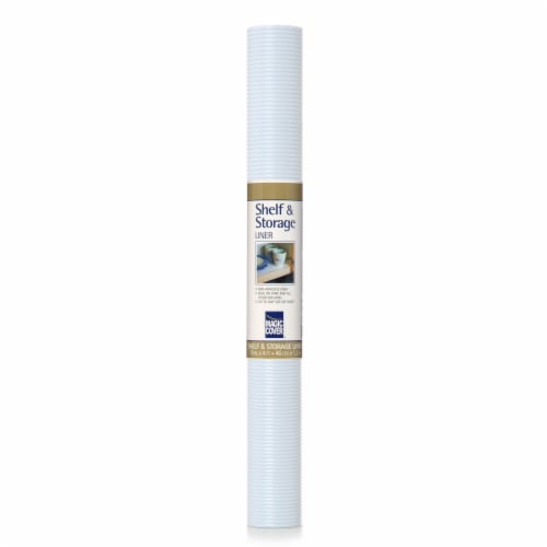 Magic Cover Shelf and Storage Ribbed Liner - White Perspective: front