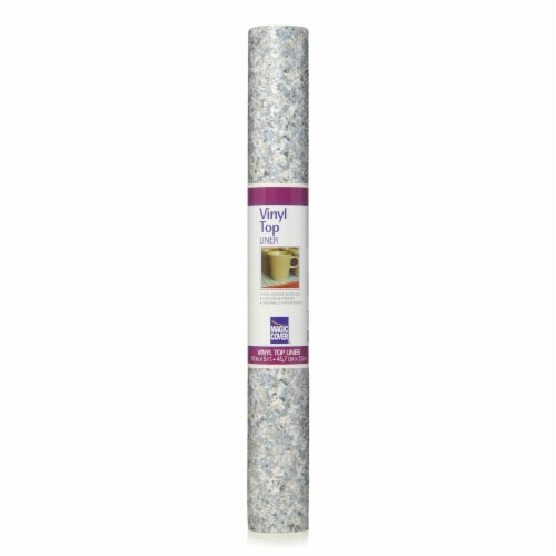 Magic Cover Vinyl Tip Shelf Liner - Granite Silver Perspective: front