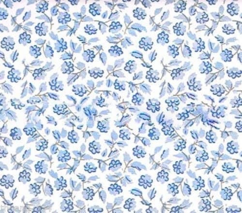 Magic Cover Self-Adhesive Decorative Covering - Blue/White Perspective: front