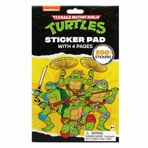 Inkology® Teenage Mutant Ninja Turtles Sticker Pad Perspective: front