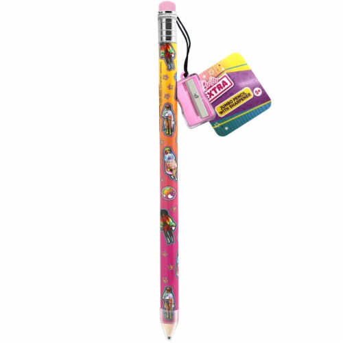 Barbie™ Extra Jumbo Pencil Perspective: front