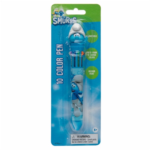 Inkology Inc. Smurfs 10 Color Pen Perspective: front