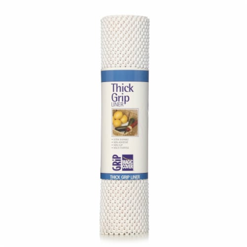 Con-Tact Grip Liner 20 in. x 5 ft. Solid White Non-Adhesive Grip Drawer and Shelf Liner (6 Rolls)