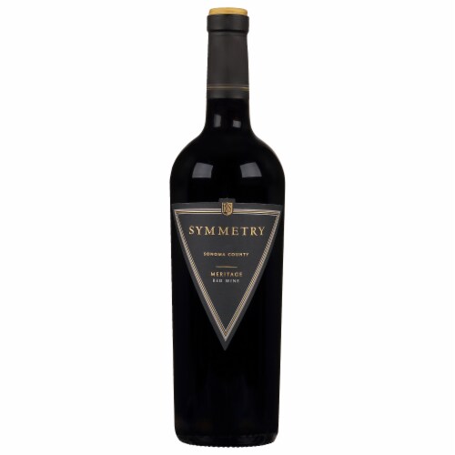 Symmetry Sonoma County Red Wine Meritage Perspective: front