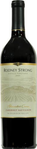 Rodney Strong Alexander Valley Crown Cabernet Sauvignon Perspective: front