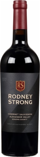 Rodney Strong Alexander Valley Cabernet Sauvignon Red Wine Perspective: front