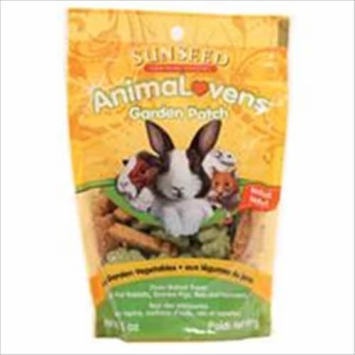 SUNSEED ANIMALOVENS GARDEN PATCH RABBIT/GUINEA PIG/RAT/HAMSTER TREATS (3.5 oz)