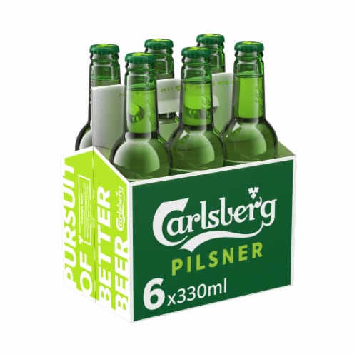 Carlsberg Beer Perspective: front