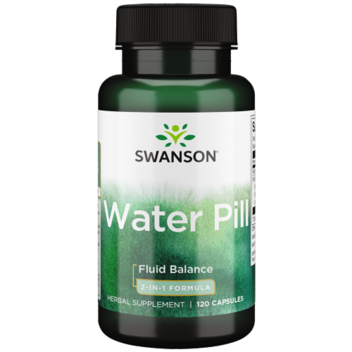 Swanson Super-Strength Water Pill 20 mg 120 Capsules Perspective: front