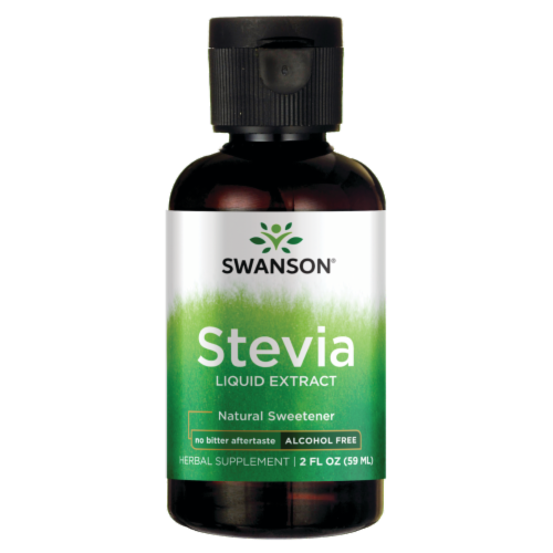 Swanson Liquid Stevia (Alcohol Free) 2 fl oz Liquid Perspective: front