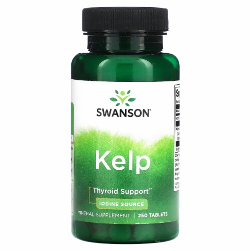 Swanson Kelp - 250 Tablets Perspective: front