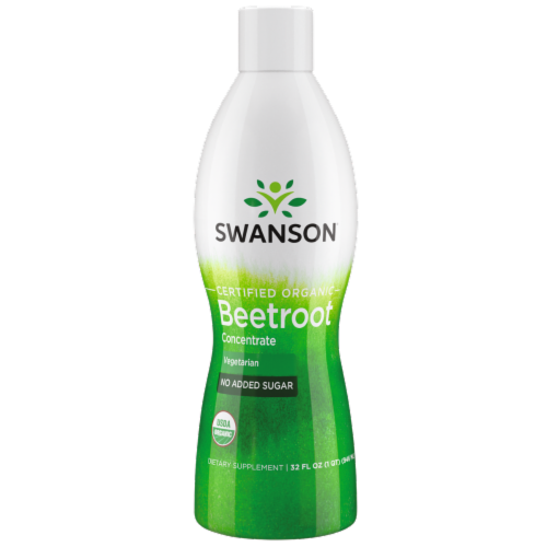 Swanson Certified Organic Beetroot Juice 32 fl oz Liquid Perspective: front
