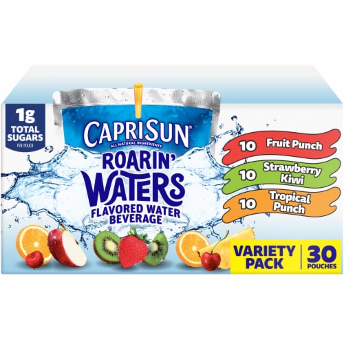 Capri Sun Roarin' Waters Variety Pack Flavored Water Kids Drink Pouches, 30  ct - Foods Co.