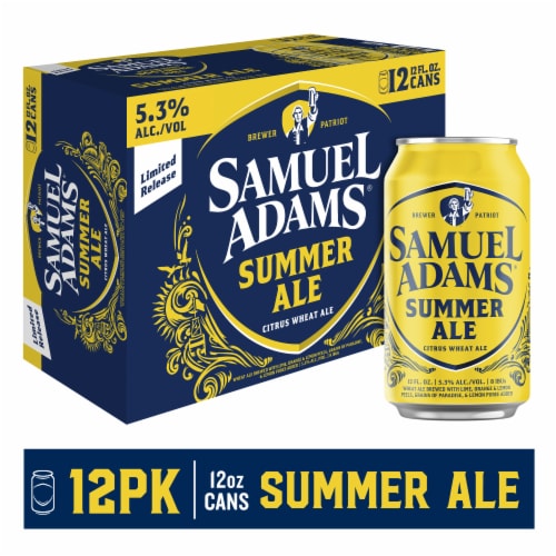 Samuel Adams Cold Snap Seasonal Beer, 12 cans / 12 fl oz King Soopers